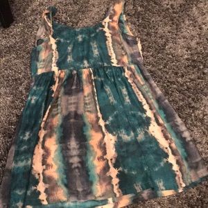 Urban outfitters pink and blue dress